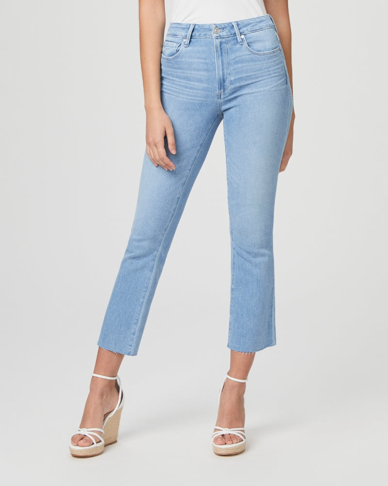 Paige Colette Crop Flare Jean - Sky Touch – By Request