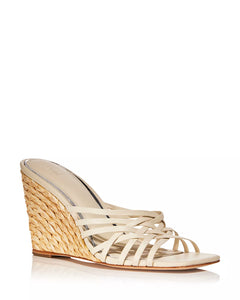 Paige Skyler Wedge Sandal- Bone