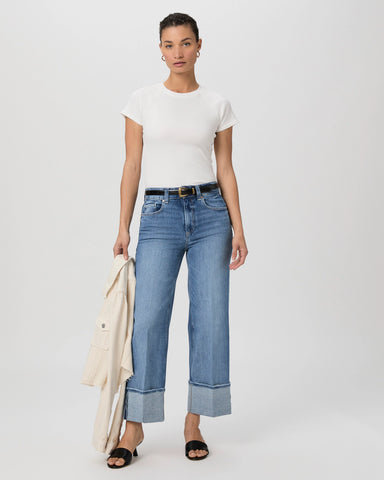 Paige Sasha Ankle Wide Leg Cuff- Poet