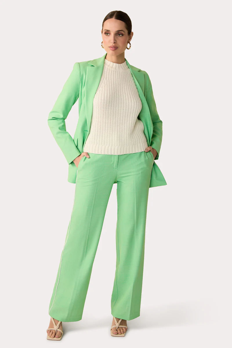 Trina Turk Bjorn Pant-Green/White Wash