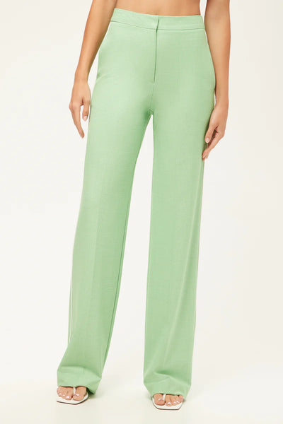 Trina Turk Bjorn Pant-Green/White Wash