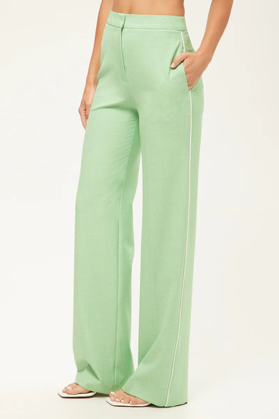 Trina Turk Bjorn Pant-Green/White Wash