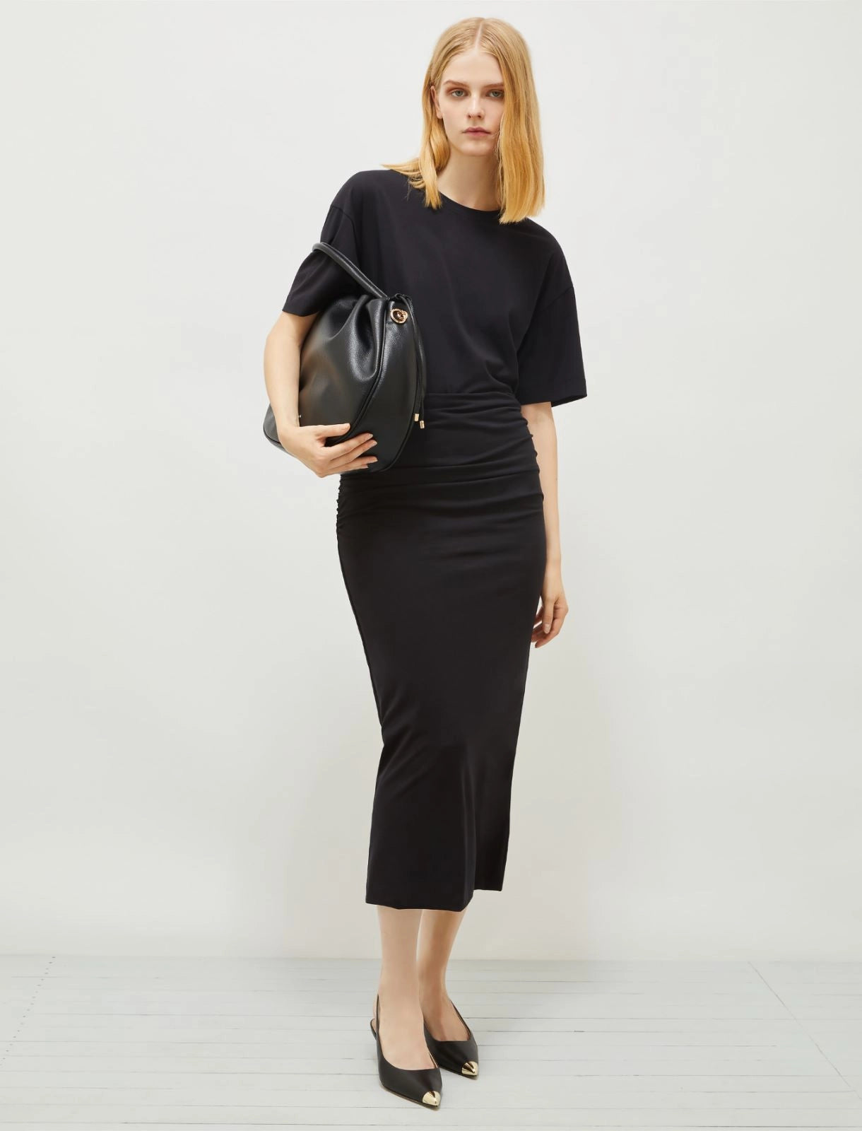 Marella Jersey Dress- Black