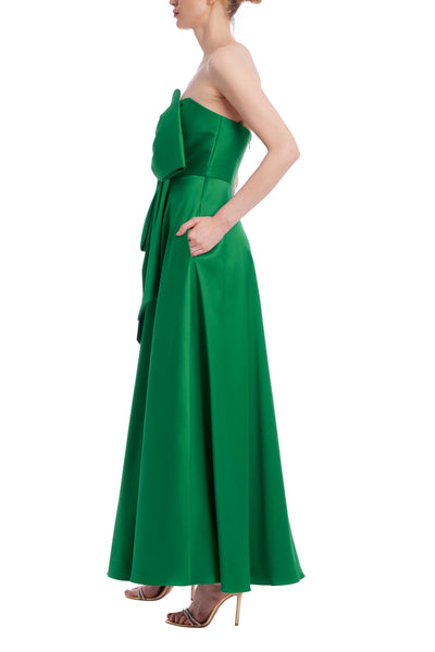 Badgley Mischka Bow Bodice Full Skirt Gown