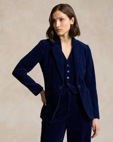 RL Corduroy Blazer- Indigo Blue