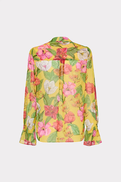 Milly Lacey Tulip Rosette Blouse