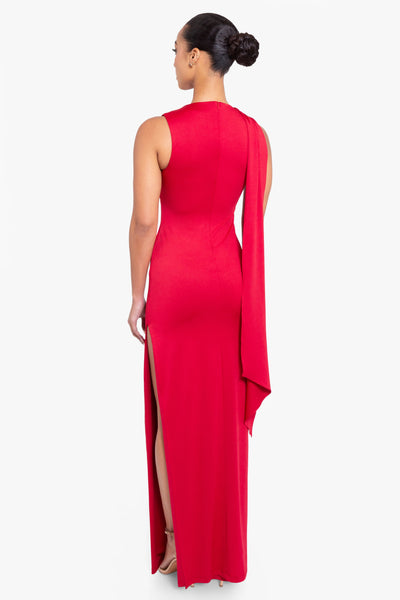 Black Halo Aruna Maxi- Ruby Red