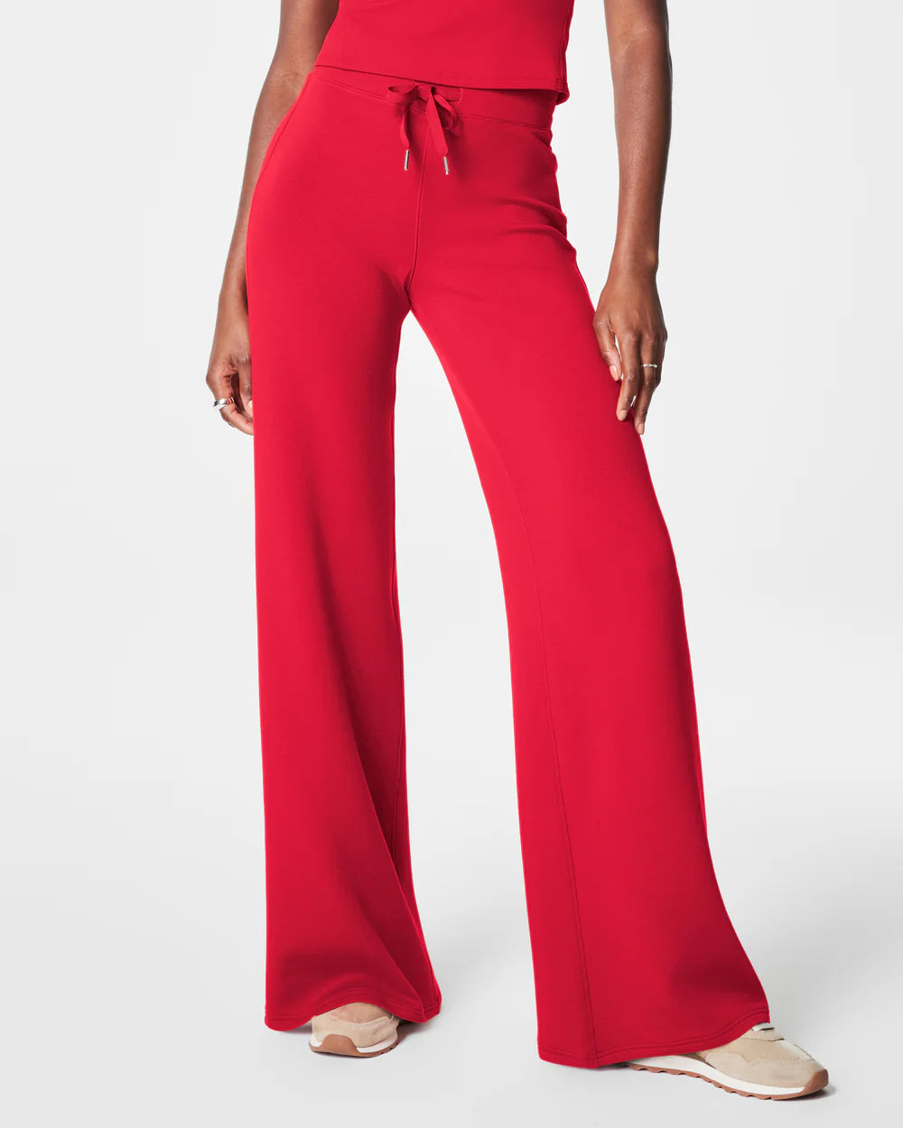 Spanx Air Essentials Wide Leg Pant- Spanx Red