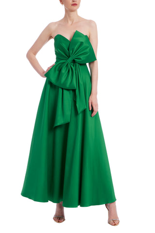 Badgley Mischka Bow Bodice Full Skirt Gown