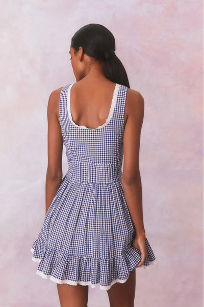 Love Shack Fancy Ceronne Dress-Nautical Twilight