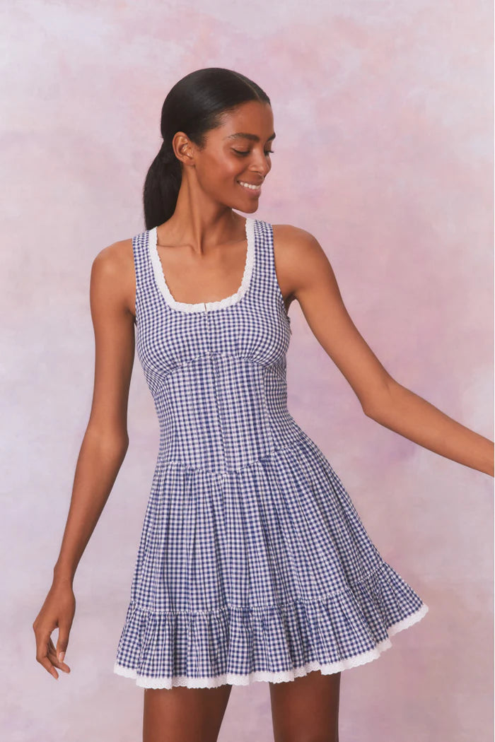 Love Shack Fancy Ceronne Dress-Nautical Twilight