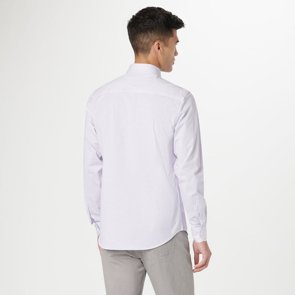 Bugatchi Light Purple W/Blue Shirt