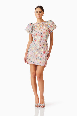 Elliatt Aviva Puff Sleeve Mini Dress