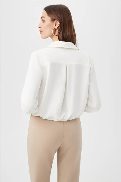 Trina Turk Renlee Shirt- Whitewash