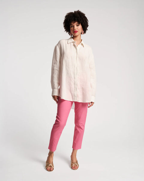 FV Oversized Linen Shirt- Oyster