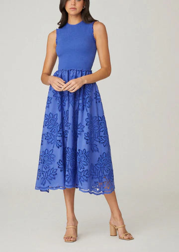 Shoshanna Reberta Dress- Amparo Blue