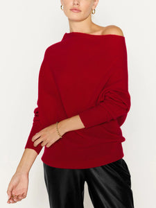 Brochu Walker Lori Off Shoulder- Crimson