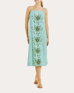 Mestiza Orzo Midi Dress-Sage Green