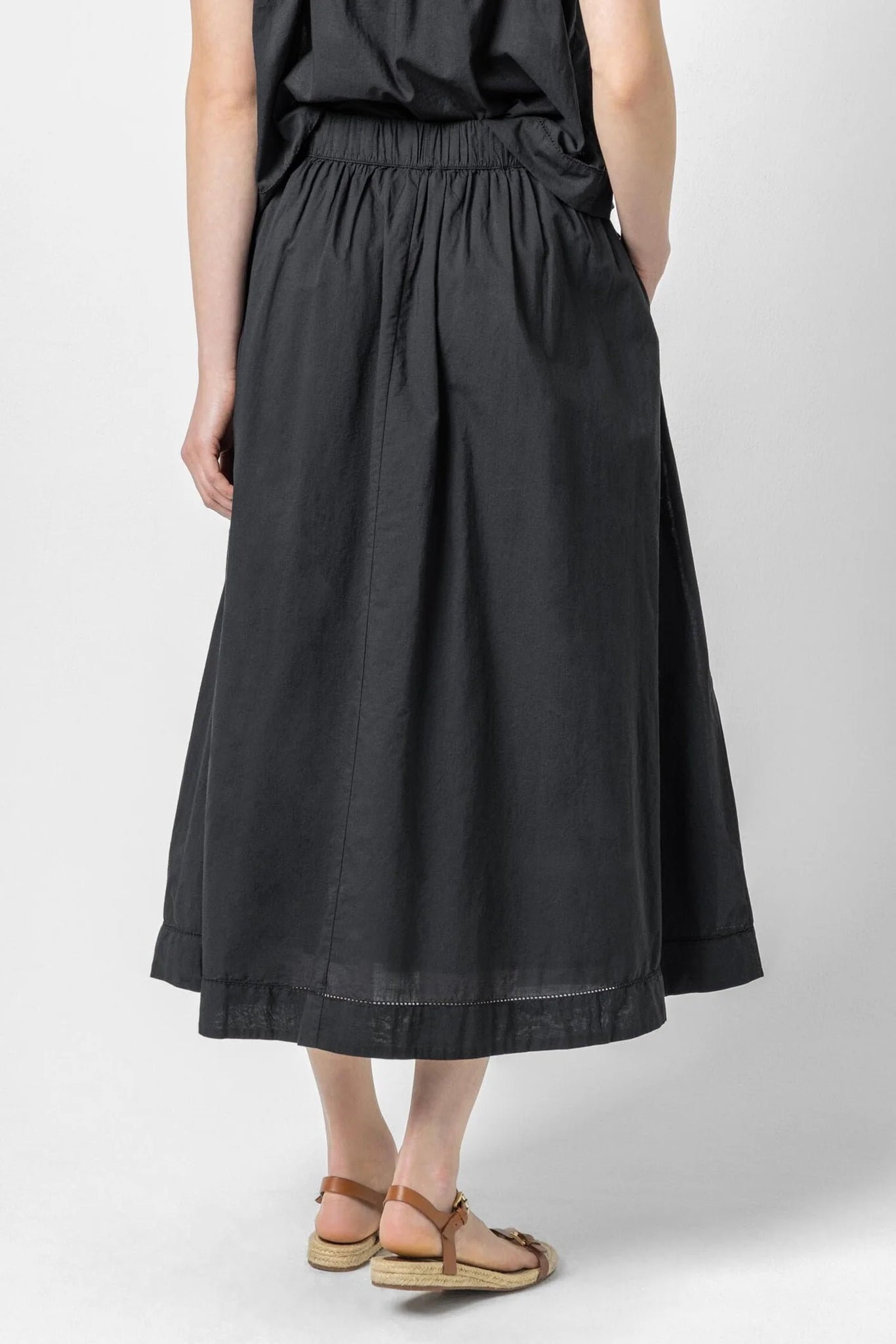 Lilla P Skirt W/Yoke- Black