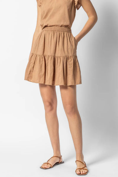 Lilla P Tiered Short Skirt