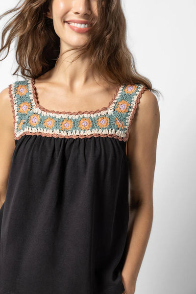 Lilla P Crochet Trim Tank