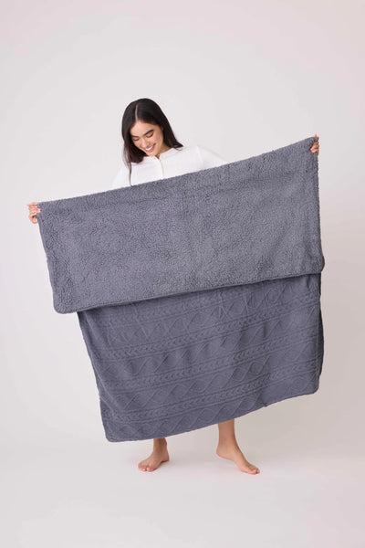 P.J. Salvage Chenille Cozy Cable Blanket