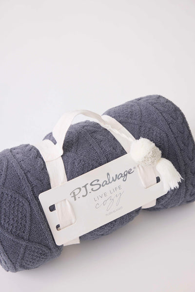 P.J. Salvage Chenille Cozy Cable Blanket