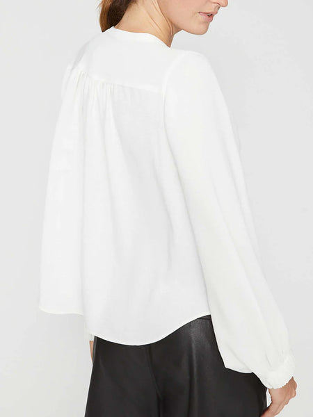 Brochu Walker Phoebe Blouse- Salt White