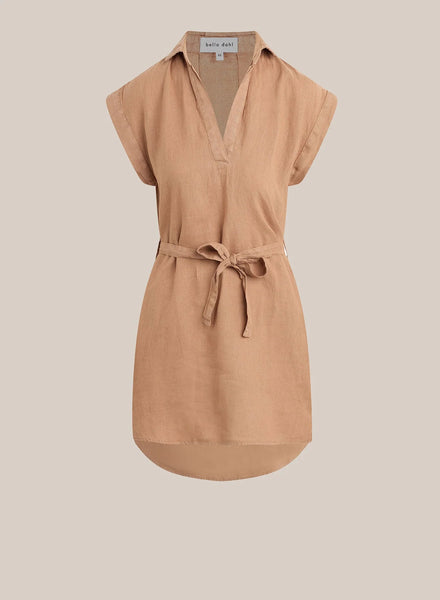 Bella Dahl Belted Tunic Shirt Dress