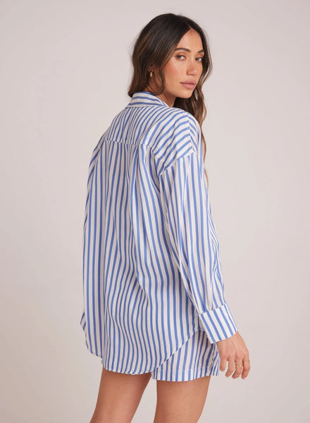 Bella Dahl Boyfriend Button Down- Bahia Breeze