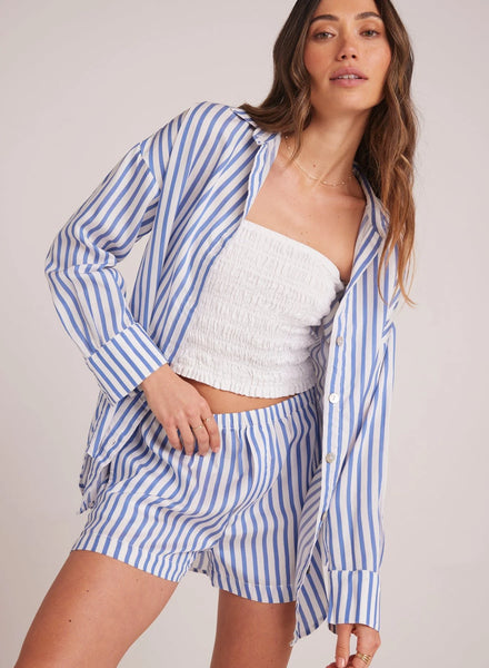 Bella Dahl Boyfriend Button Down- Bahia Breeze