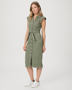 Paige Jaxsyn Midi Dress- Vint Army Green