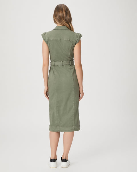 Paige Jaxsyn Midi Dress- Vint Army Green