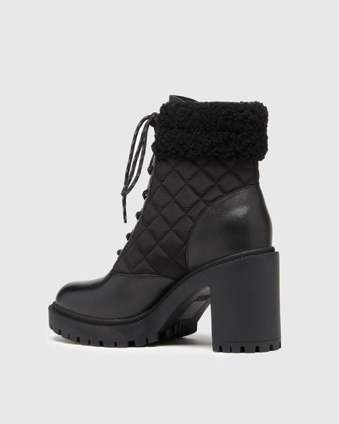 Paige Bryce Quilted Boot- Black