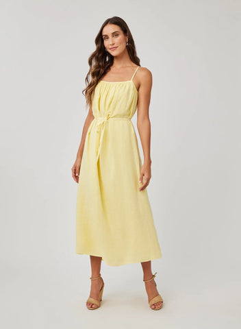 Bella Dahl Shirred Cami Maxi Dress- Dahlia Yellow