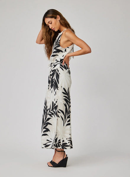 Bella Dahl Maxi Halter Dress- Maui Palm Print