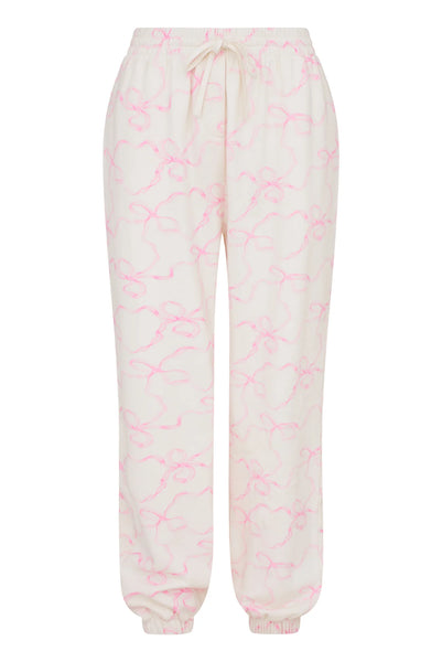 LoveShackFancy Lillia Bow Sweatpant