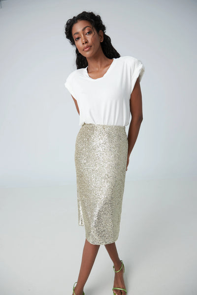 Sequin pencil 2024 skirt qvc