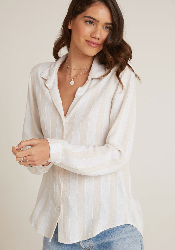 Bella Dahl Frayed Hem Button Down By Request