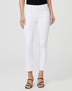 Paige Colette Crop Flare- Crisp White